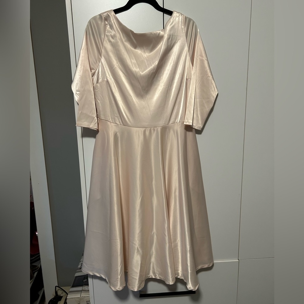 Unique Vintage Swing Dress (size large)